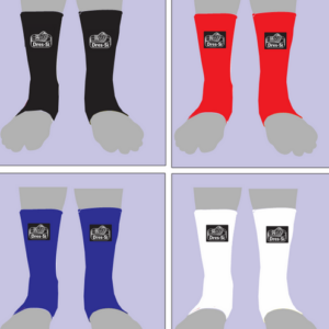 Box-Knöchelschoner in 4 verschiedenen Farben zum Schutz von Fußknöchel und Spann beim Training