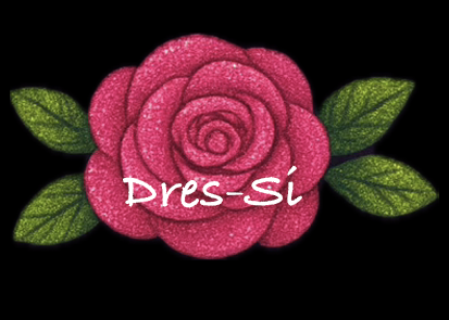 Namensschild für die Personalisierung von Boxbandagen und Innenhandschuh mit Namen. Designvorschlag glitzernde Rose