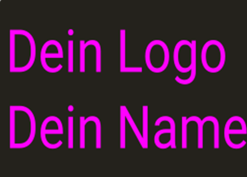 Namensschild für die Personalisierung von Boxbandagen und Innenhandschuh mit Namen, Logo und Mantra